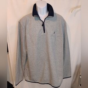 Nautica Men's 1/4-Zip Fleece Pullover Sweatshirt SZ XL